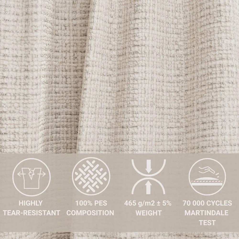 Кремав шенилов сгъваем/с място за съхранение ъглов диван (ляв ъгъл) Maze – Maison de Rêve