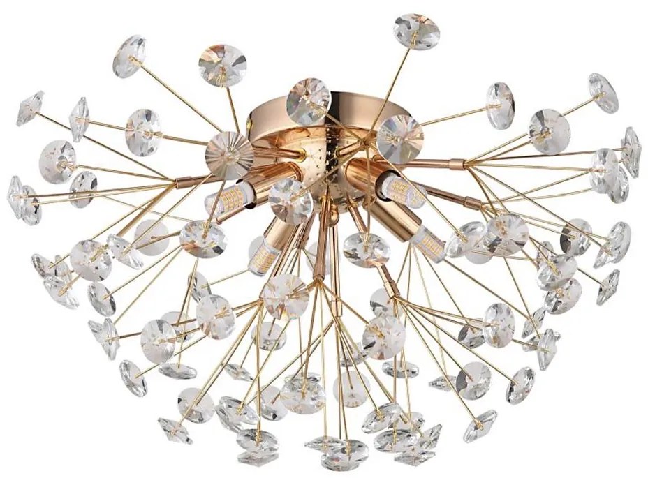 Globo 64135D - LED Плафониера KATRINA 4xG9/3,5W/230V златист