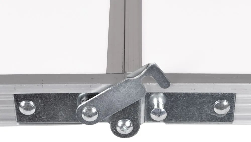 Сгъваема маса за кетъринг 119,5 x 60 cm бяла с 4 стола