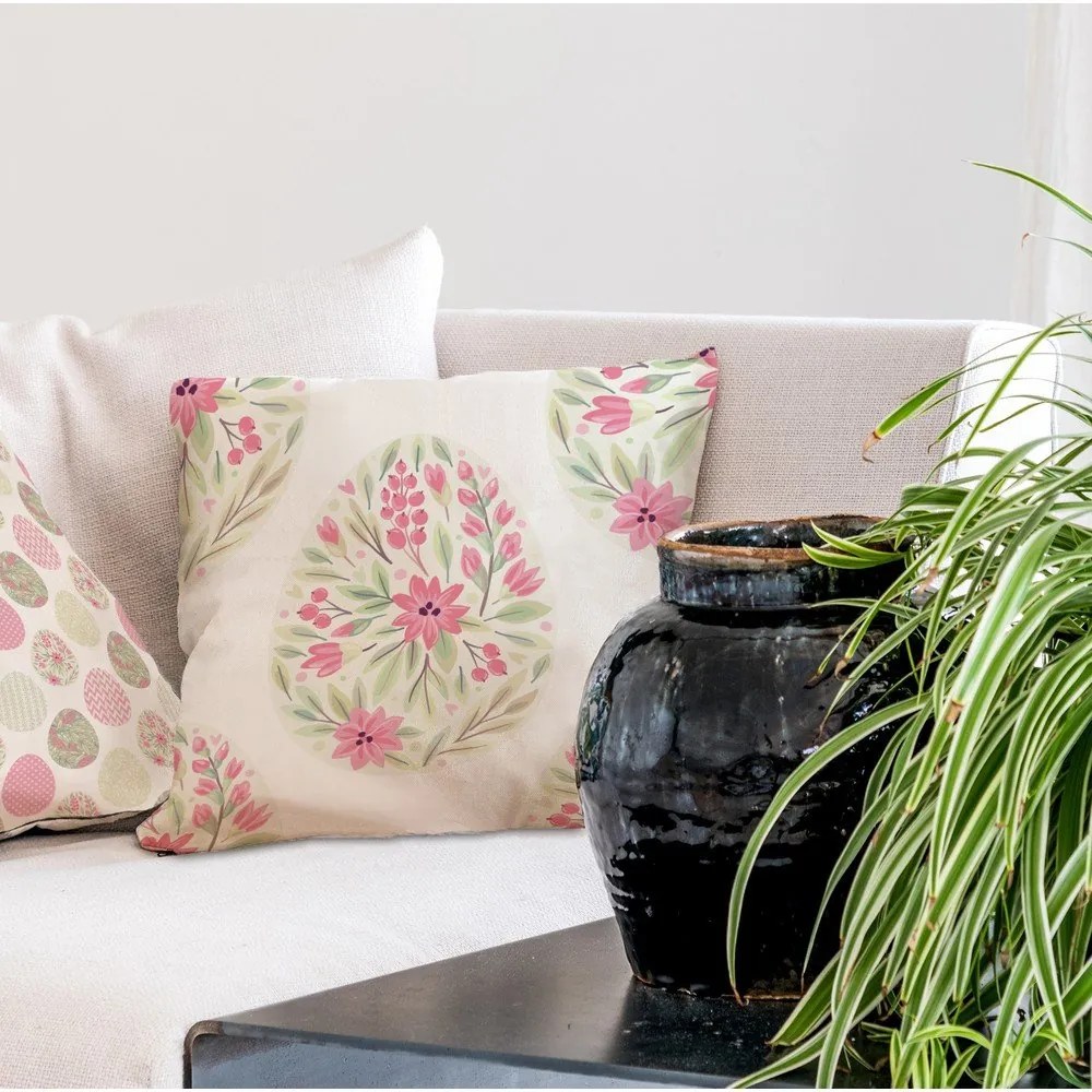 Памучна възглавница IV, 45 x 45 cm Spring Eggs - Butter Kings