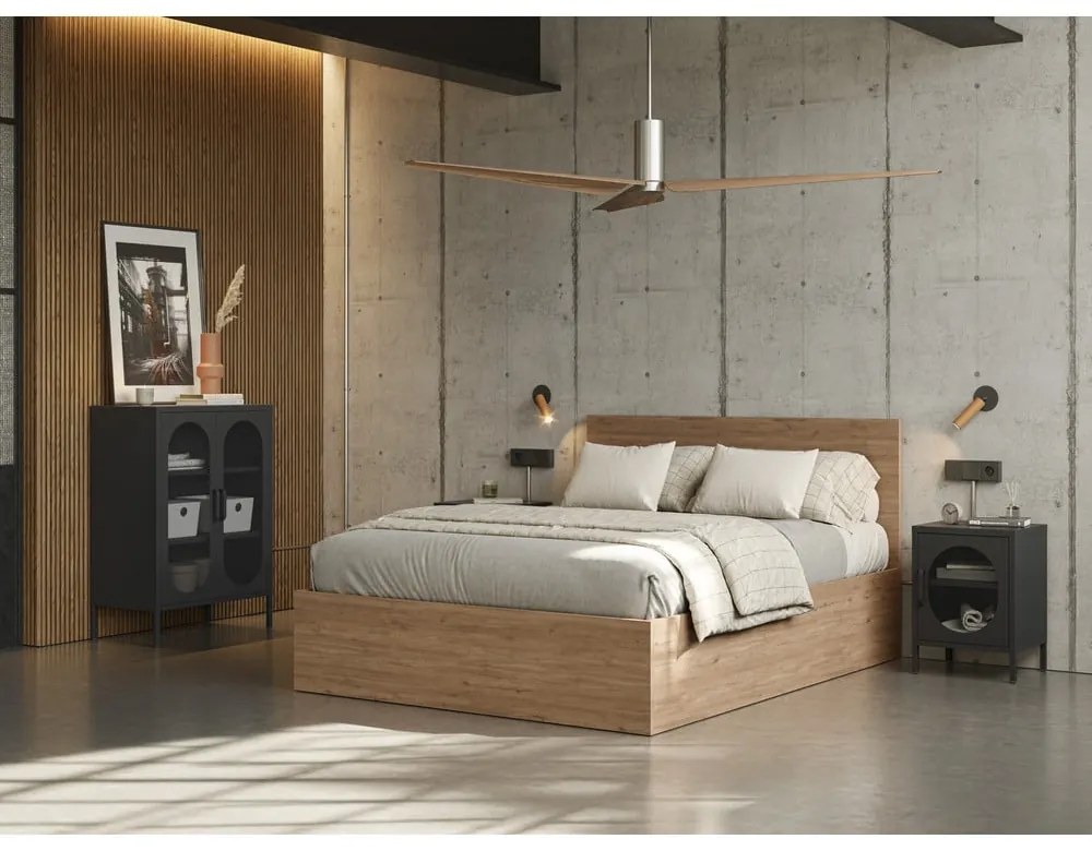 Черно шкафче 70x100 cm Diora – Marckeric