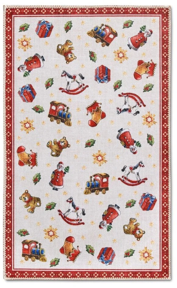 Червен килим с коледен мотив 50x80 cm Red Christmas – Villeroy&amp;Boch