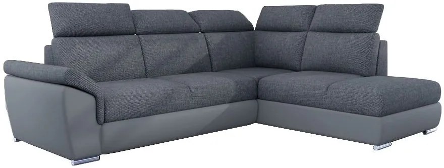 Ъгъл диван Lorenzo-Right-Gkri -Dark gray