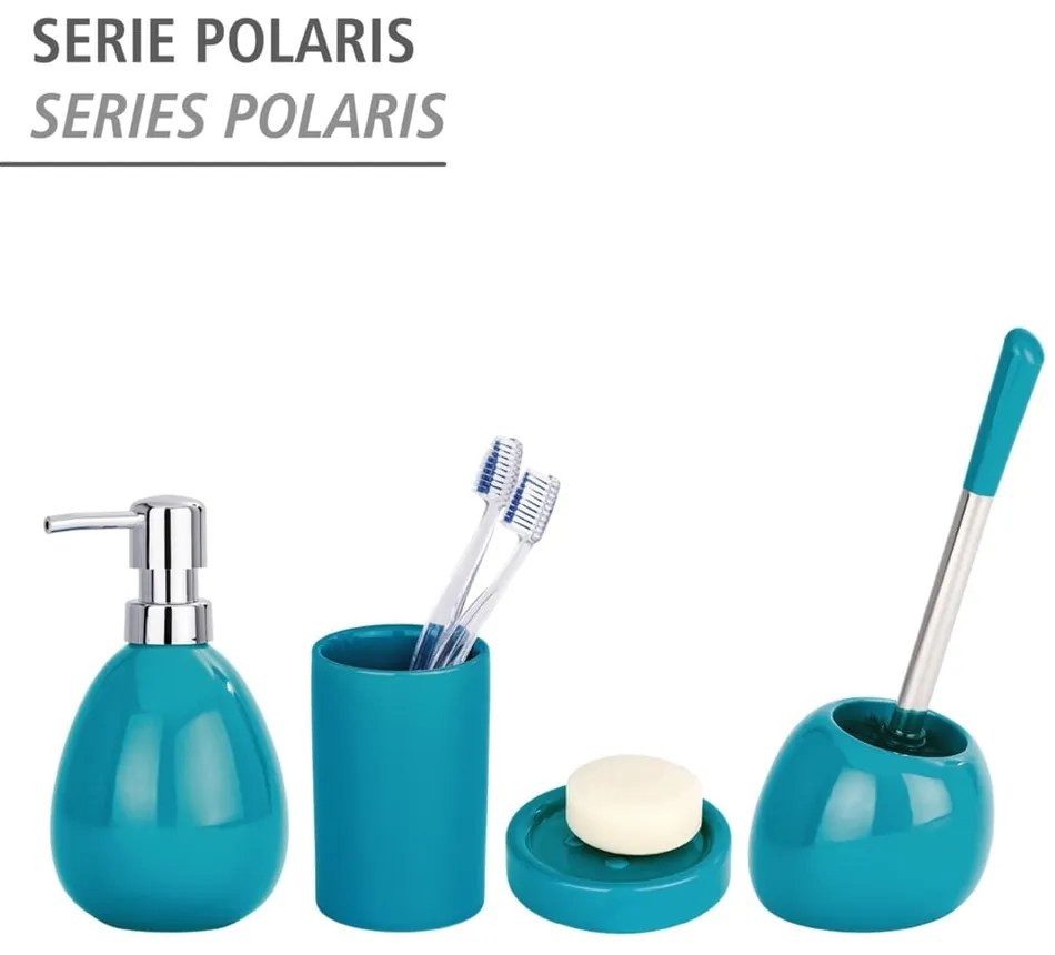 Бензинова синя четка за тоалетна Petrol Polaris - Wenko