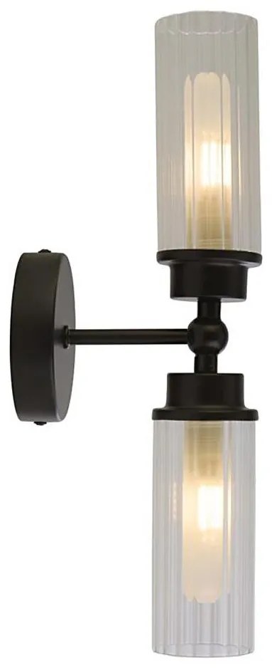 Searchlight 29982BK - Стенно осветително тяло IMPERIAL 2xG9/33W/230V черно