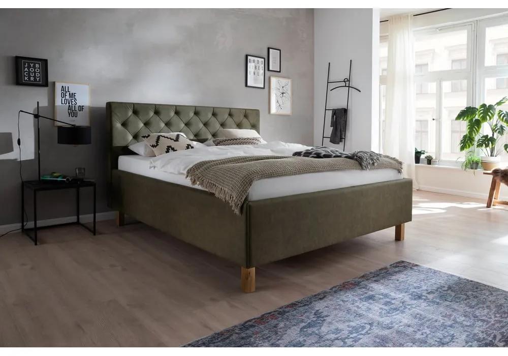 Зелено двойно легло , 160 x 200 cm San Remo - Meise Möbel