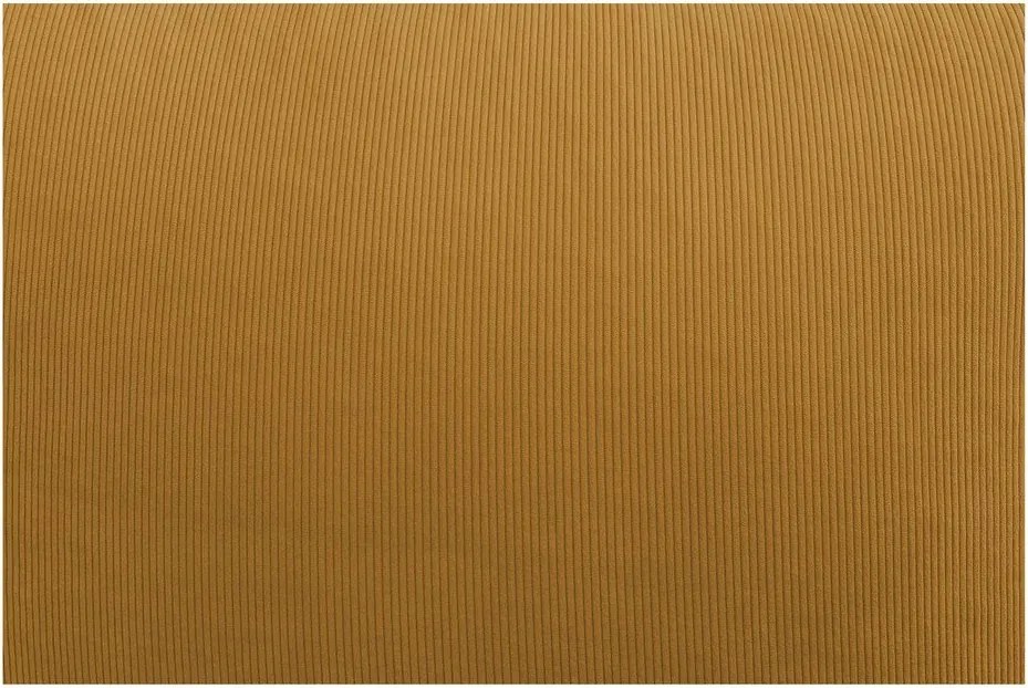 Жълт пуф от рипсено кадифе Lilibet – Bobochic Paris