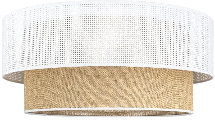 Плафон BORHO 1xE27/60W/230V Ø 50 см бял/юта