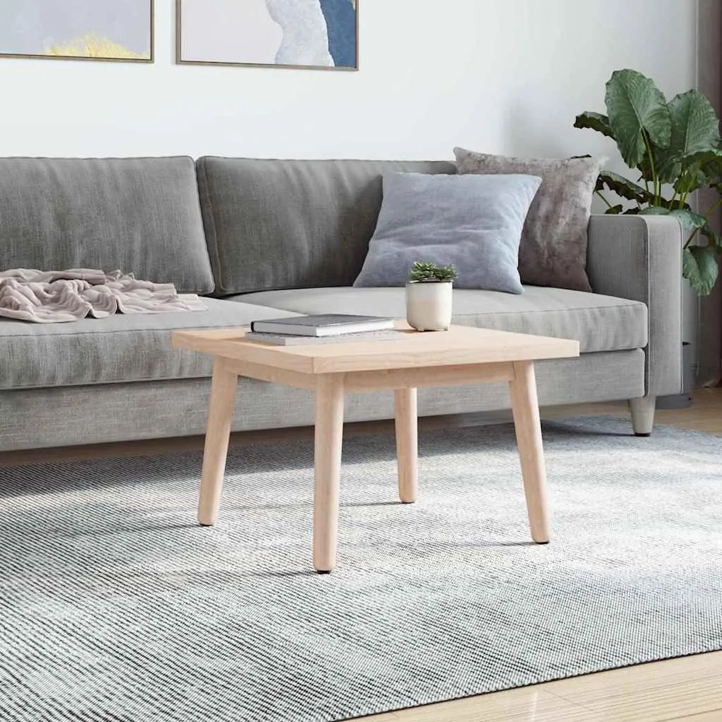 824380 vidaXL Плот за маса, 60x60x2,5 см, бор масив, квадратен