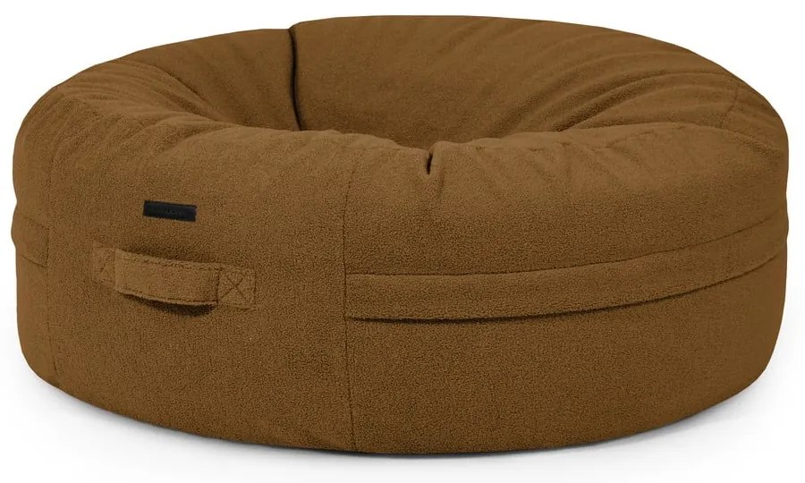 Кафяв пуф от букле Roll 135 – SLOWDOWN