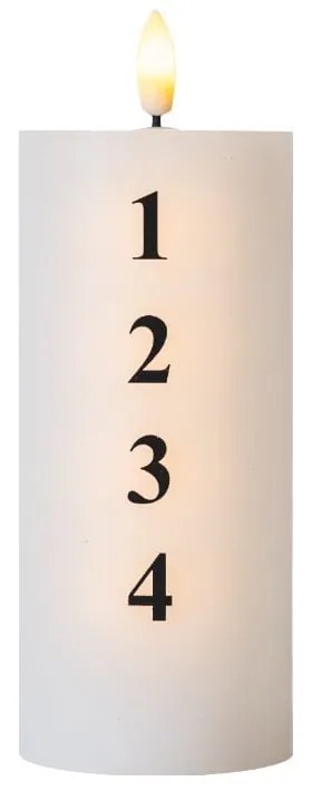 LED свещ на батерии (височина 15 cm) Sille Advent – Sirius