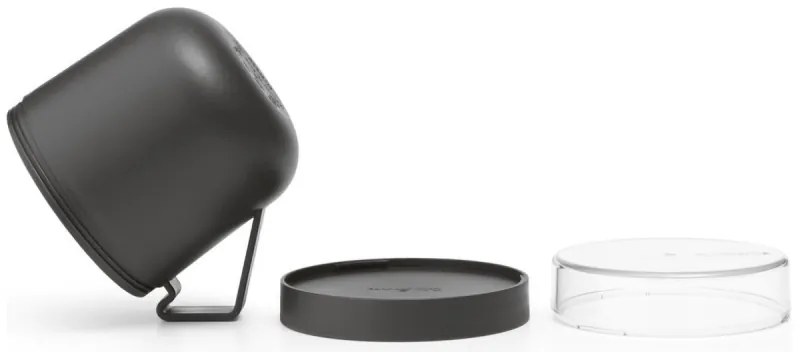 Чаша за супа с капак Brabantia Make&Take 1006293, 600+180 мл, Винтов капак, Без BPA, Тъмносив