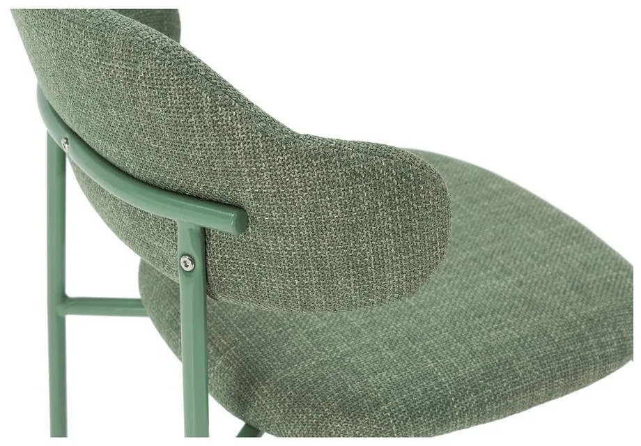 Зелени трапезни столове в комплект от 4 бр. Adriel – Marckeric