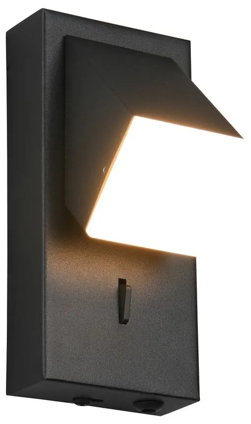 Матово черно LED стенна лампа Raglan – Trio