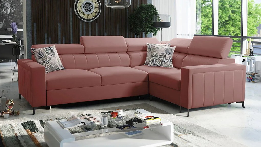 Ъглов диван Baltico II-Right-Roz