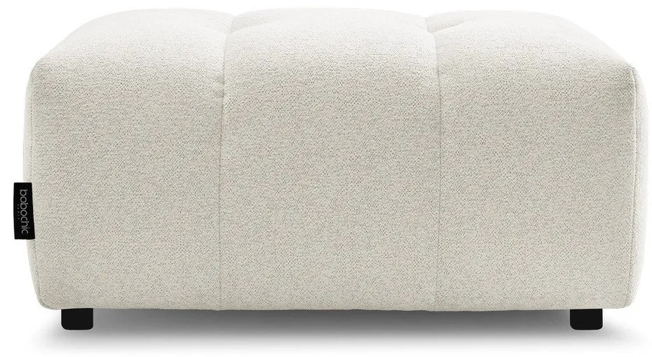 Бяла шенилова табуретка Roxelane – Bobochic Paris