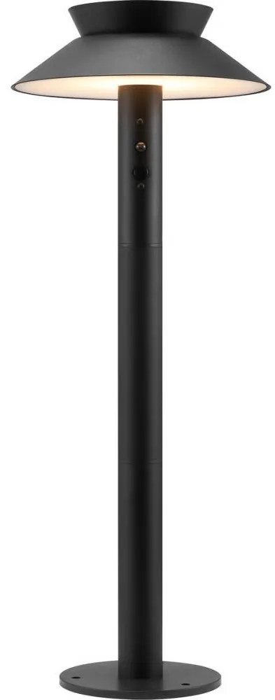 Nordlux - LED соларна лампа със сензор LED/5W/3,7V IP44 черна