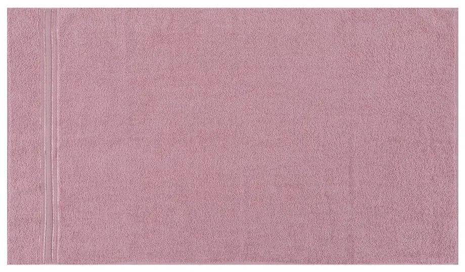 Розови памучни кърпи и хавлии за баня в комплект от 2 Dora - Foutastic