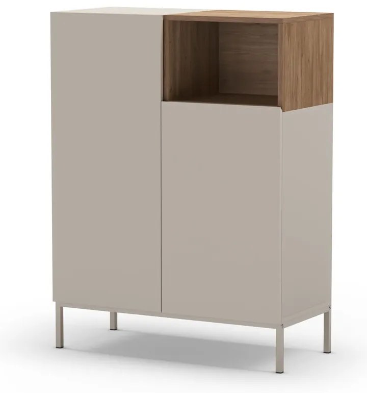 Кремаво шкафче 90x120 cm Cailin – Marckeric