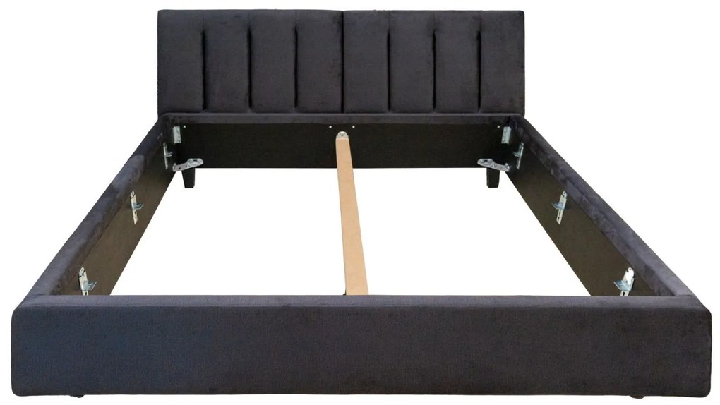 Тапицирано легло Erling-Графит-180 x 200