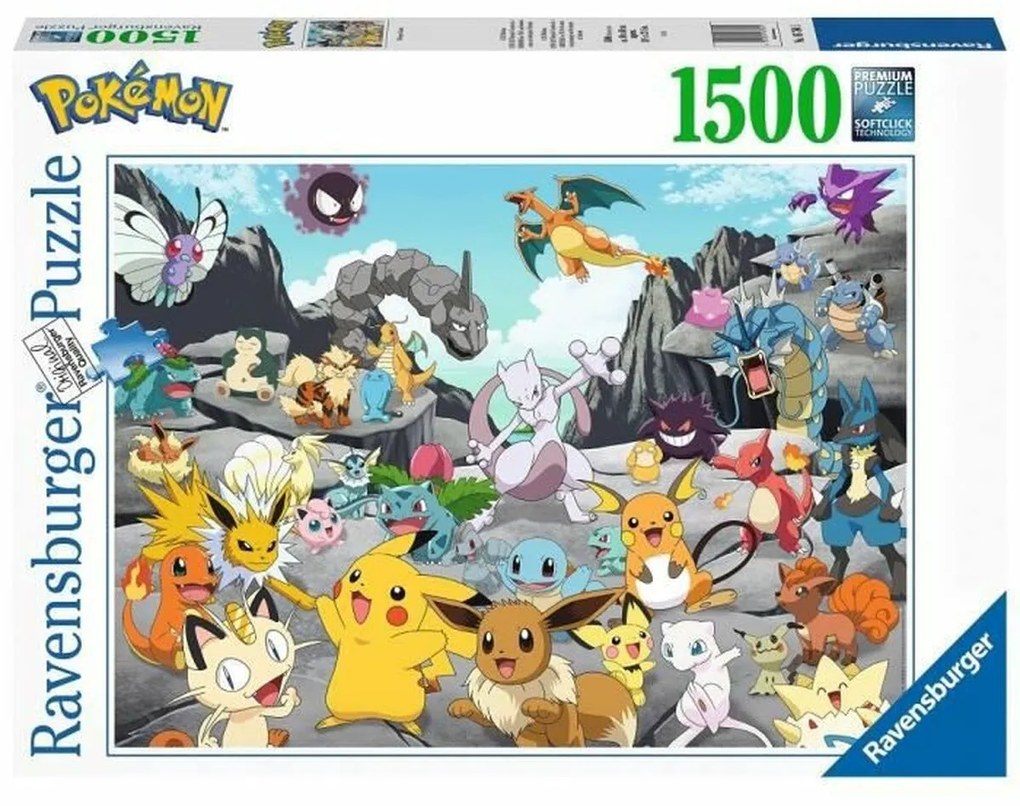 Пъзел Pokémon Classics Ravensburger 1500 Части