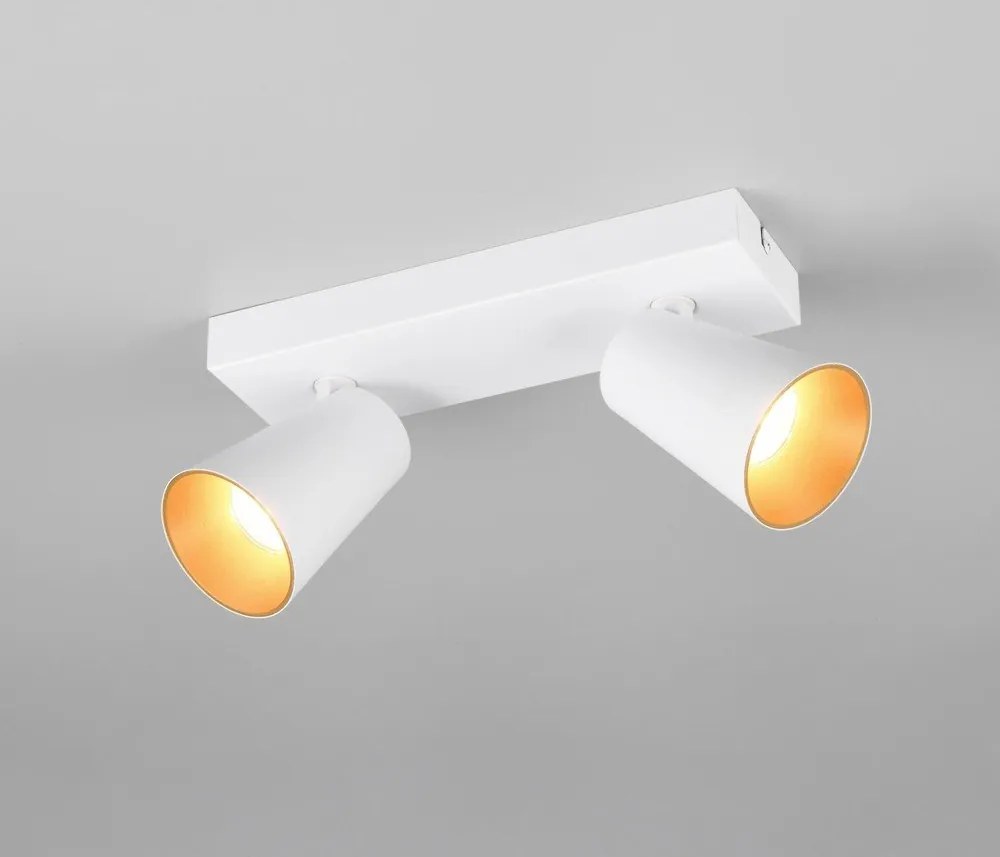 Бял прожектор ø 8 cm Sharp – Trio