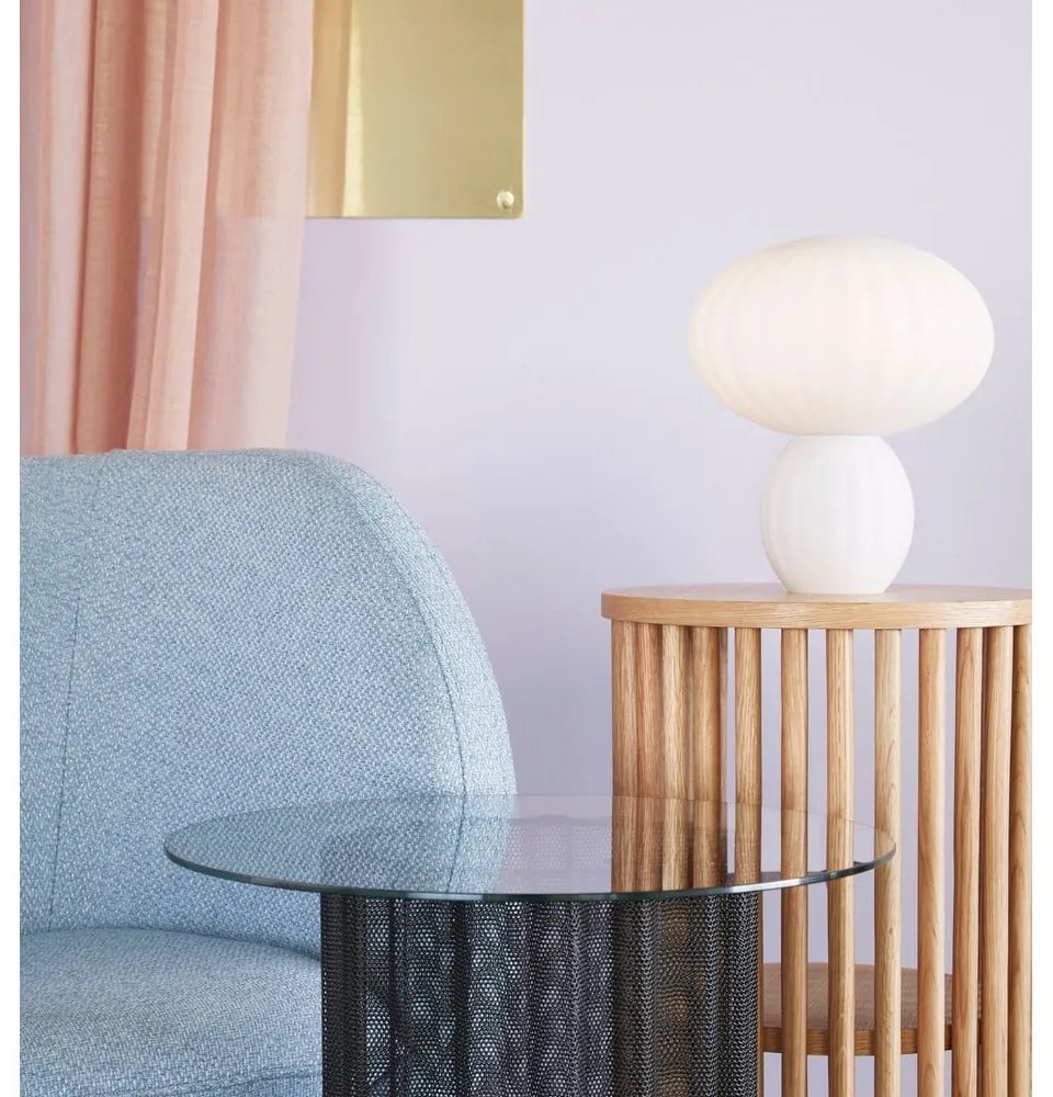 Конзолна масичка от народен дъб, ø 35 cm - Hübsch