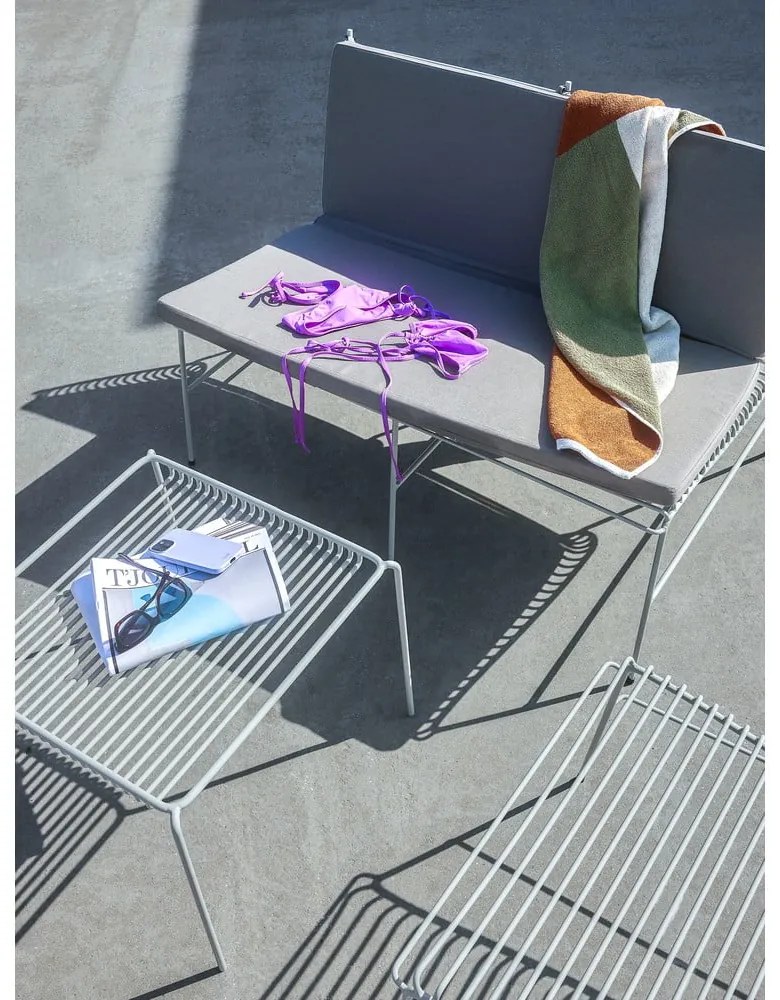 Бяло метално градинско кресло String – Hübsch