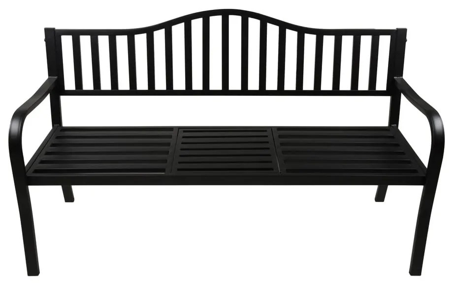 Черна метална градинска пейка Segula - Garden Pleasure