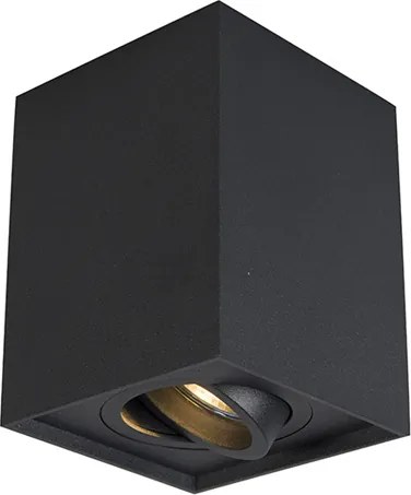 Интелигентен прожектор черен регулируем вкл. WiFi GU10 - Quadro Up