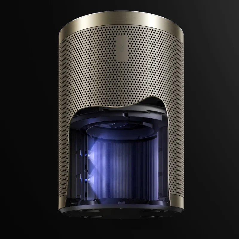 Пречиствател за въздух Dreame AirPursue PM10 CVF24A, 36 м2, Автоматизирани функции, Плазмена и UVC стерилизация, TVOC, LCD, HEPA, Бял/бронз