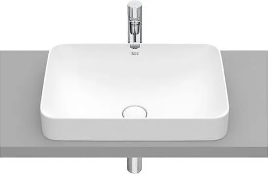Умивалник за вграждане Inspira Square, 55 х 37 cm, matte white