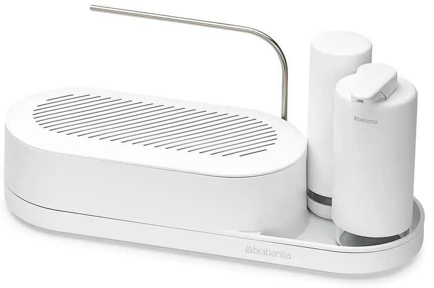 Бяла пластмасова стойка за препарати SinkStyle – Brabantia