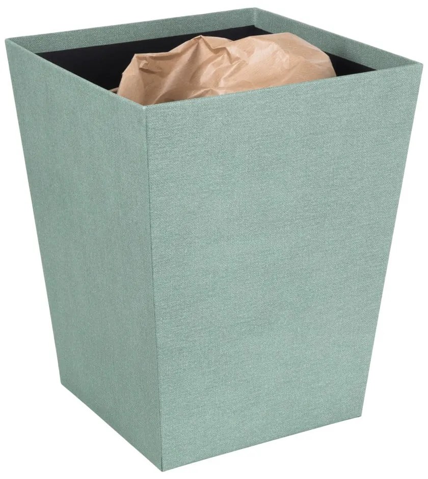 Тюркоазено офис кошче за боклук Sofia Canvas Paper Laminate – Bigso