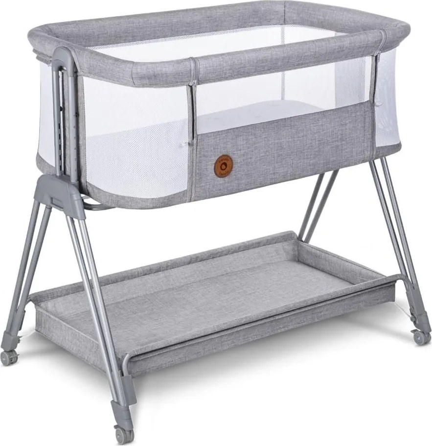 Lionelo - Бебешко креватче 2 в 1 LUNA сиво
