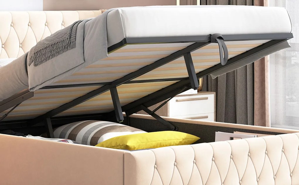 Тапицирано легло Zenmor-Бежов