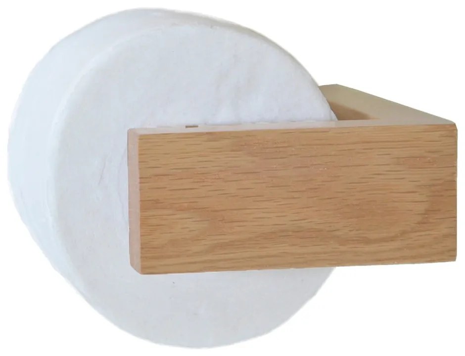 Стенна поставка за тоалетна хартия от дъб Mezza Slimline - Wireworks