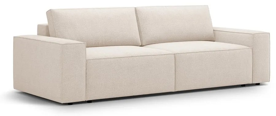 Бежов разтегателен диван от букле 247 cm Jodie – Micadoni Home