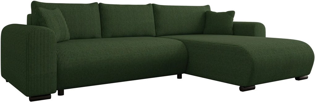 Ъглов диван Merkos I-Зелено