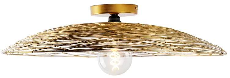 Ориенталски таванен аплик златен 60 см - Glan
