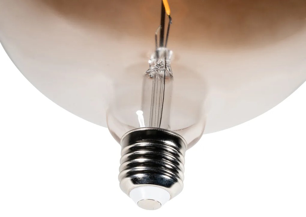 Комплект от 5 E27 димируеми LED крушки G170 кафяви 4.9W 130 lm 1800K