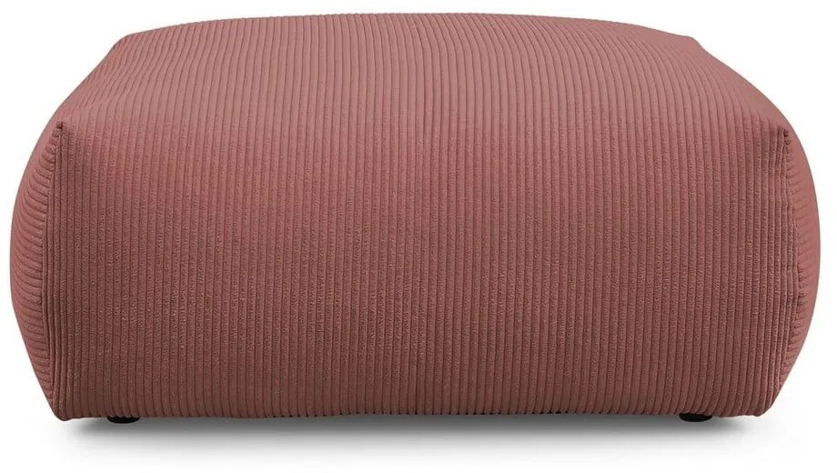 Светлорозова табуретка от рипсено кадифе Voltaire – Bobochic Paris