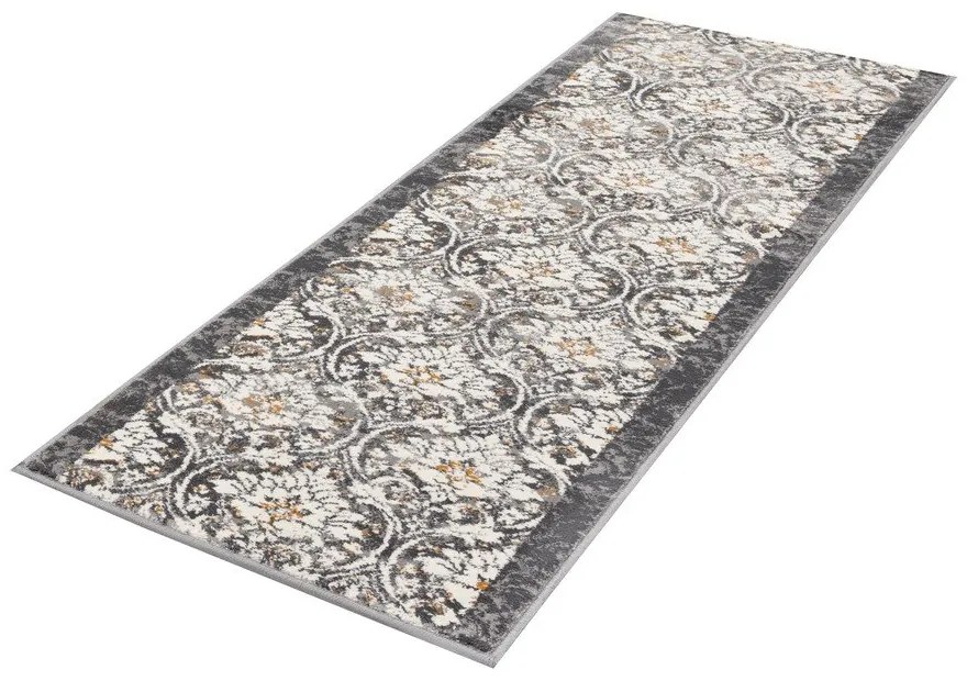 Пътека в цвят слонова кост и тъмносиво 67x200 cm Soft Viskan – FD