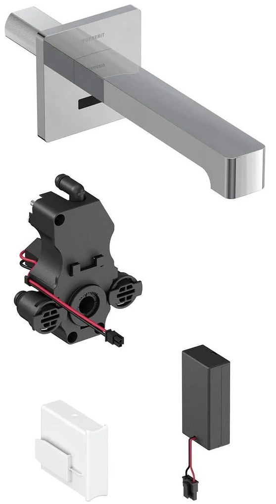 Смесител с фотоклетка, 116.273.21.1, Geberit Brenta, работи на батерия