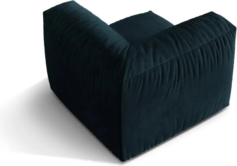 Тъмносин кадифен модул за диван (променлив) Martina – Micadoni