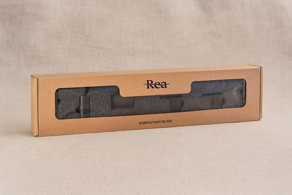 Комплект аксесоари за баня Mati Black 4 части