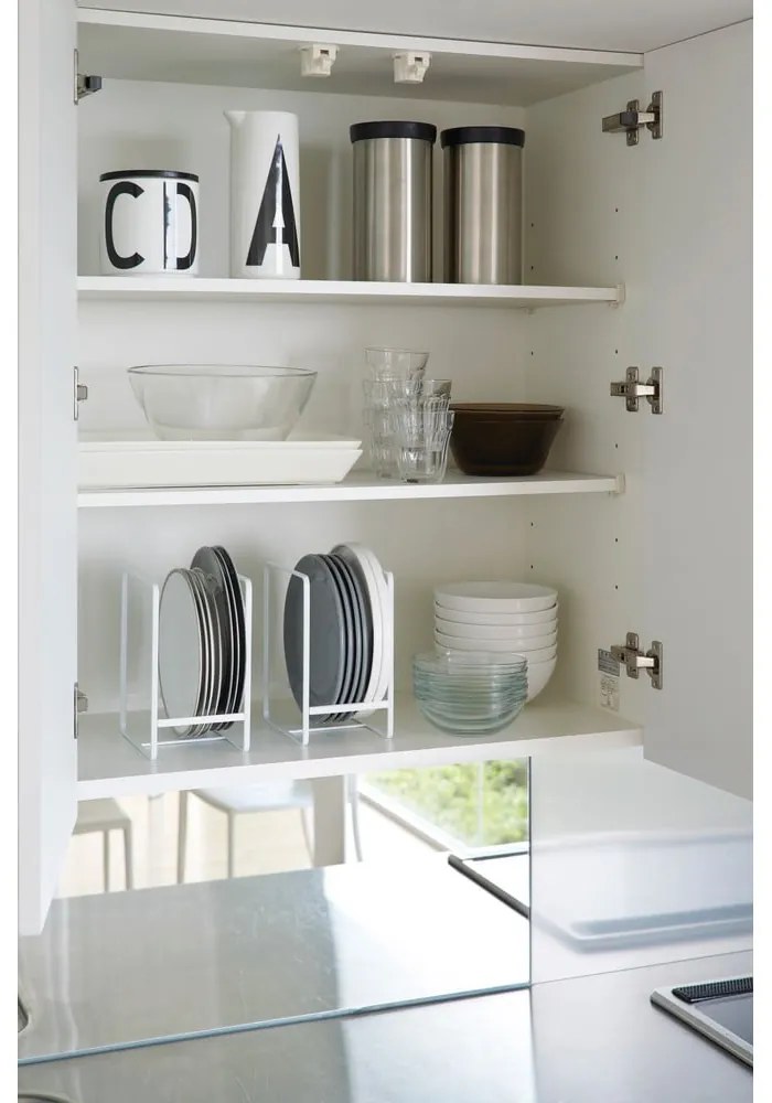 Бяла стойка за чинии Yamazaki Tower - YAMAZAKI