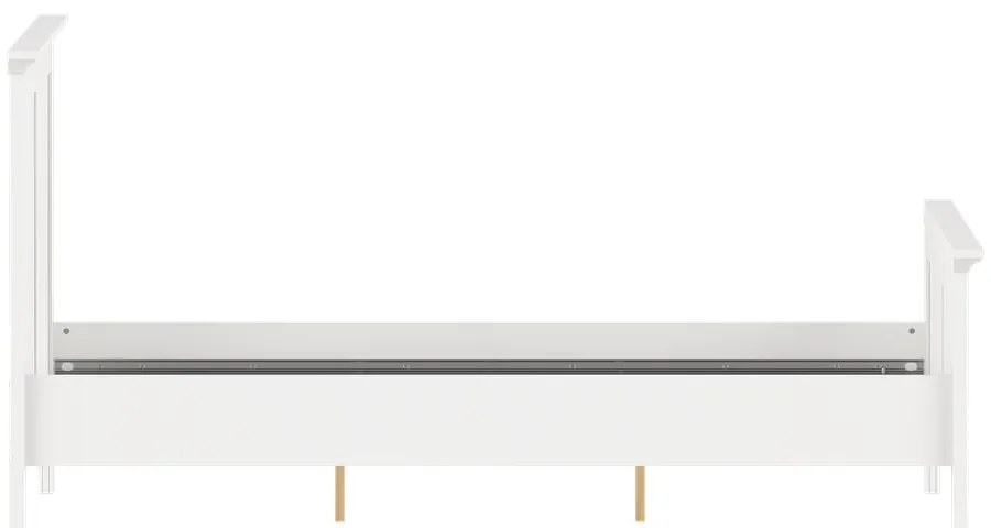 Бяло двойно легло 140x200 cm Paris – Tvilum