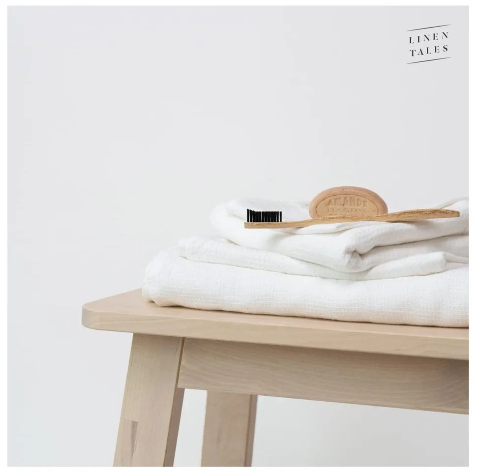 Бяла ленена кърпа 30x30 cm - Linen Tales
