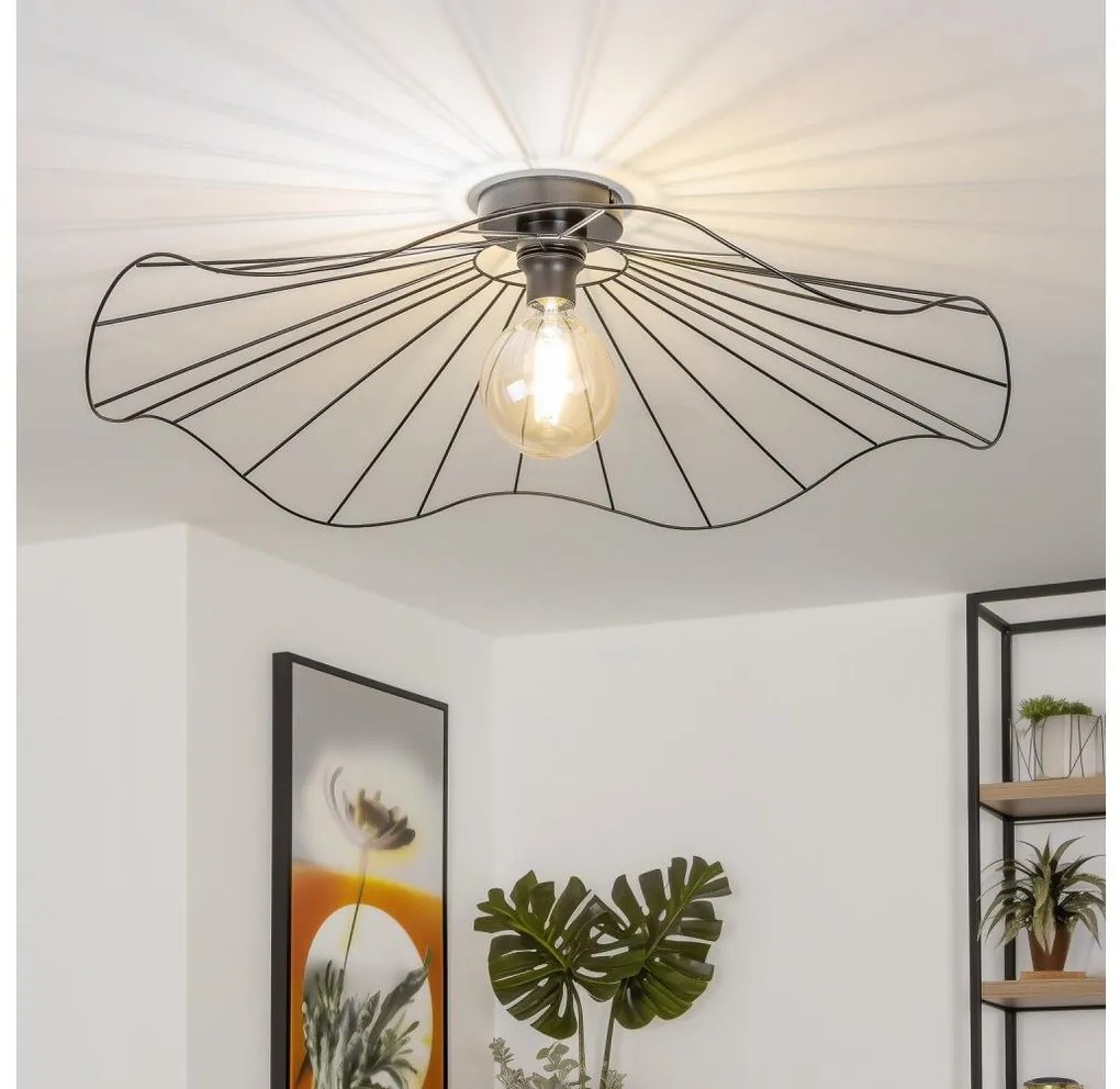 Brilagi - LED полилей CERIA WIRE за повърхностен монтаж 1xE27/40W/230V Ø 80 cm черен